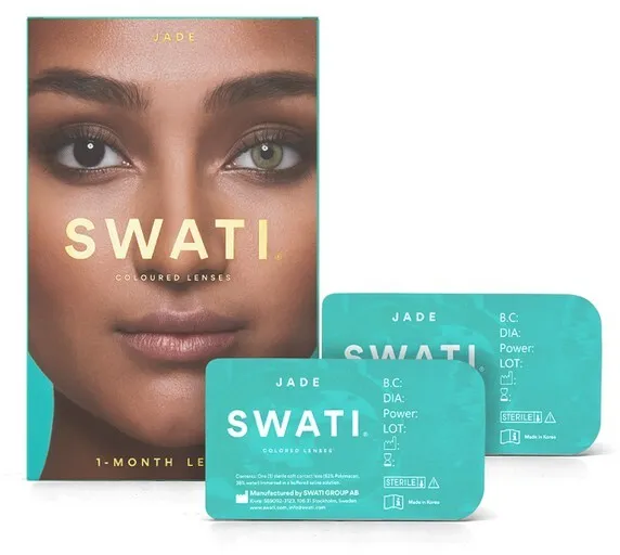 SWATI - Farbige Kontaktlinsen 1 Monat Jade